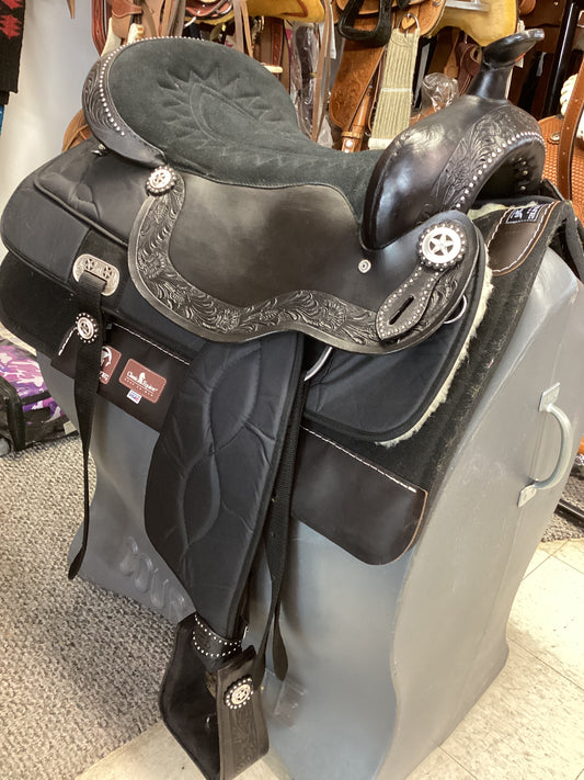 20” leather and cordura saddle