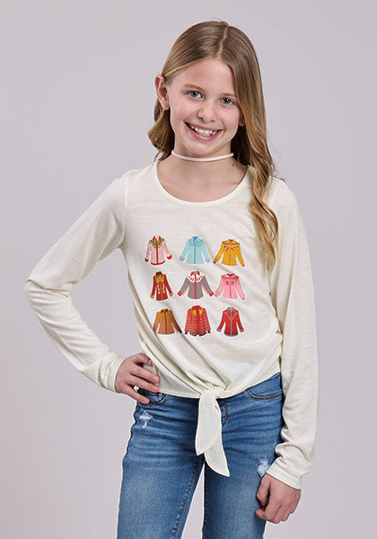 Cowgirl Dream Girl’s Long-sleeve Jersey Tee by Roper