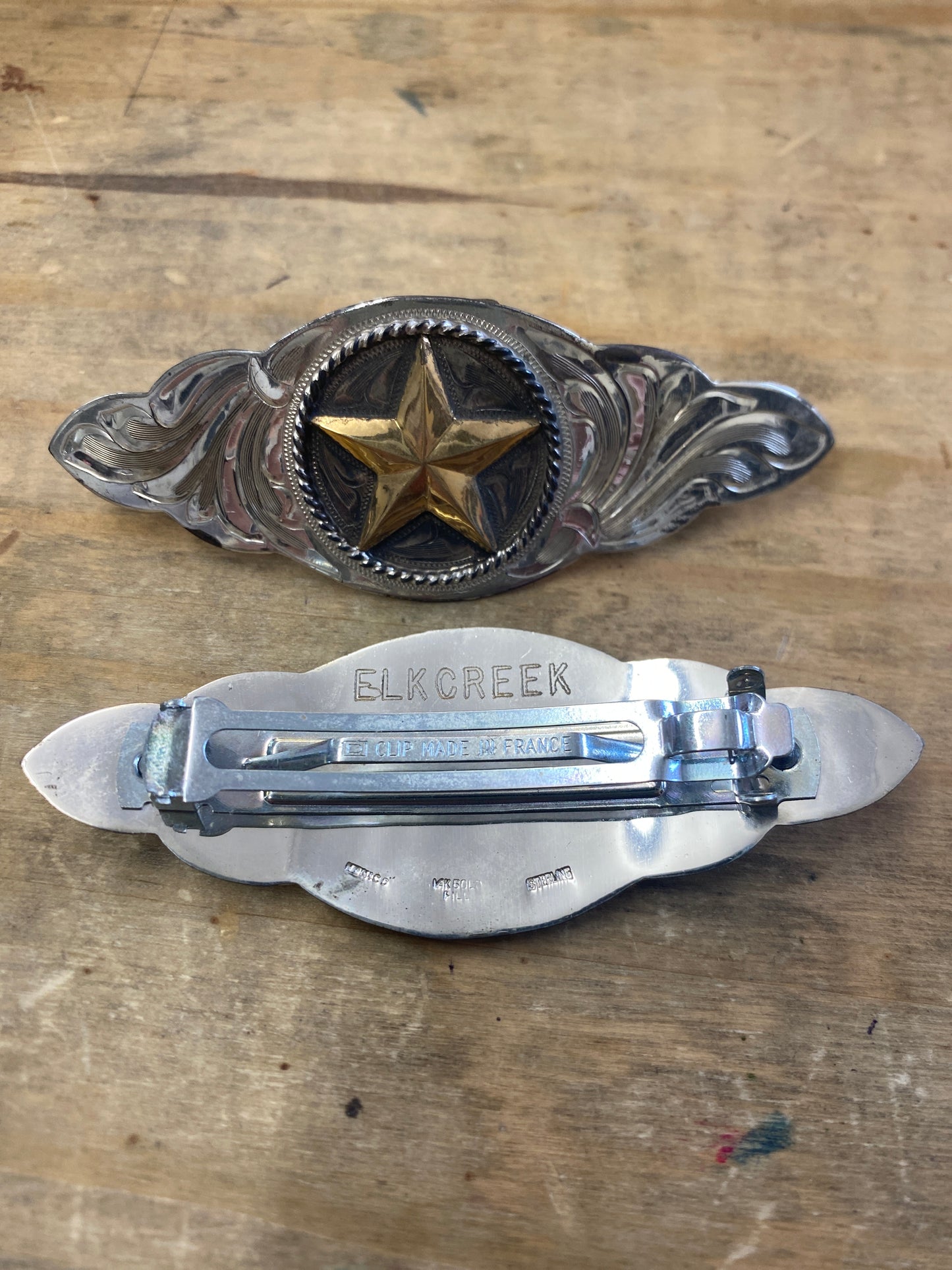 Texas Star Hair Barrette