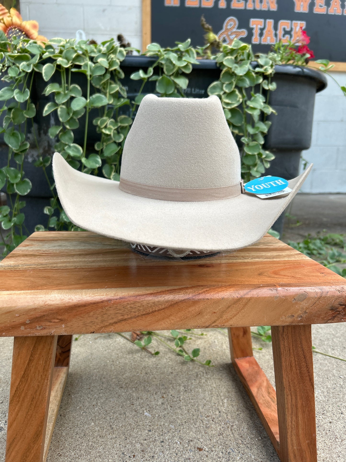 Twister Kids Felt Cowboy Hat-Sand