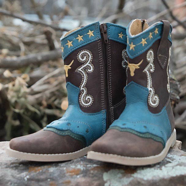 "Nash" Longhorn Kids Boots
