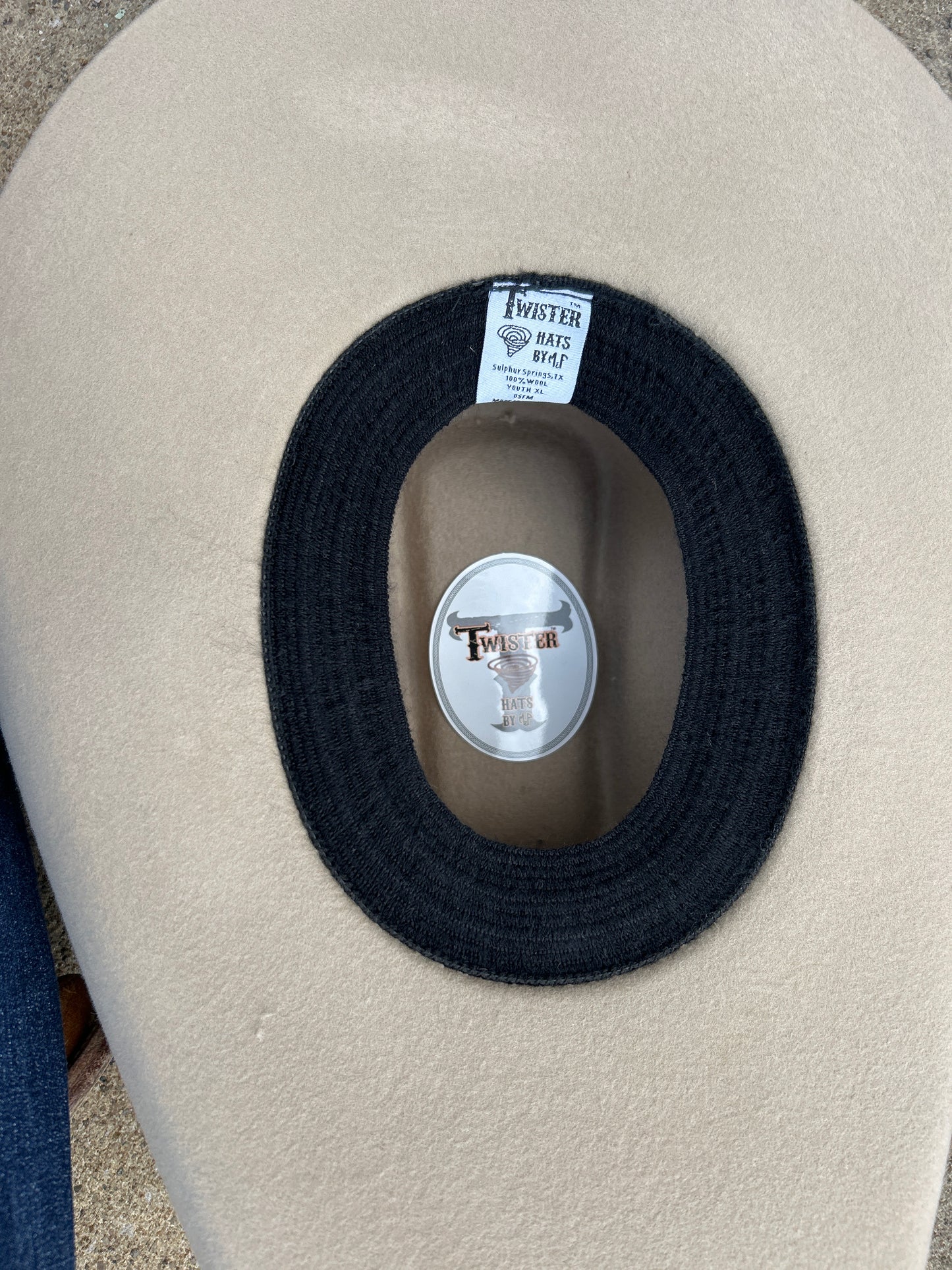 Twister Kids Felt Cowboy Hat-Sand
