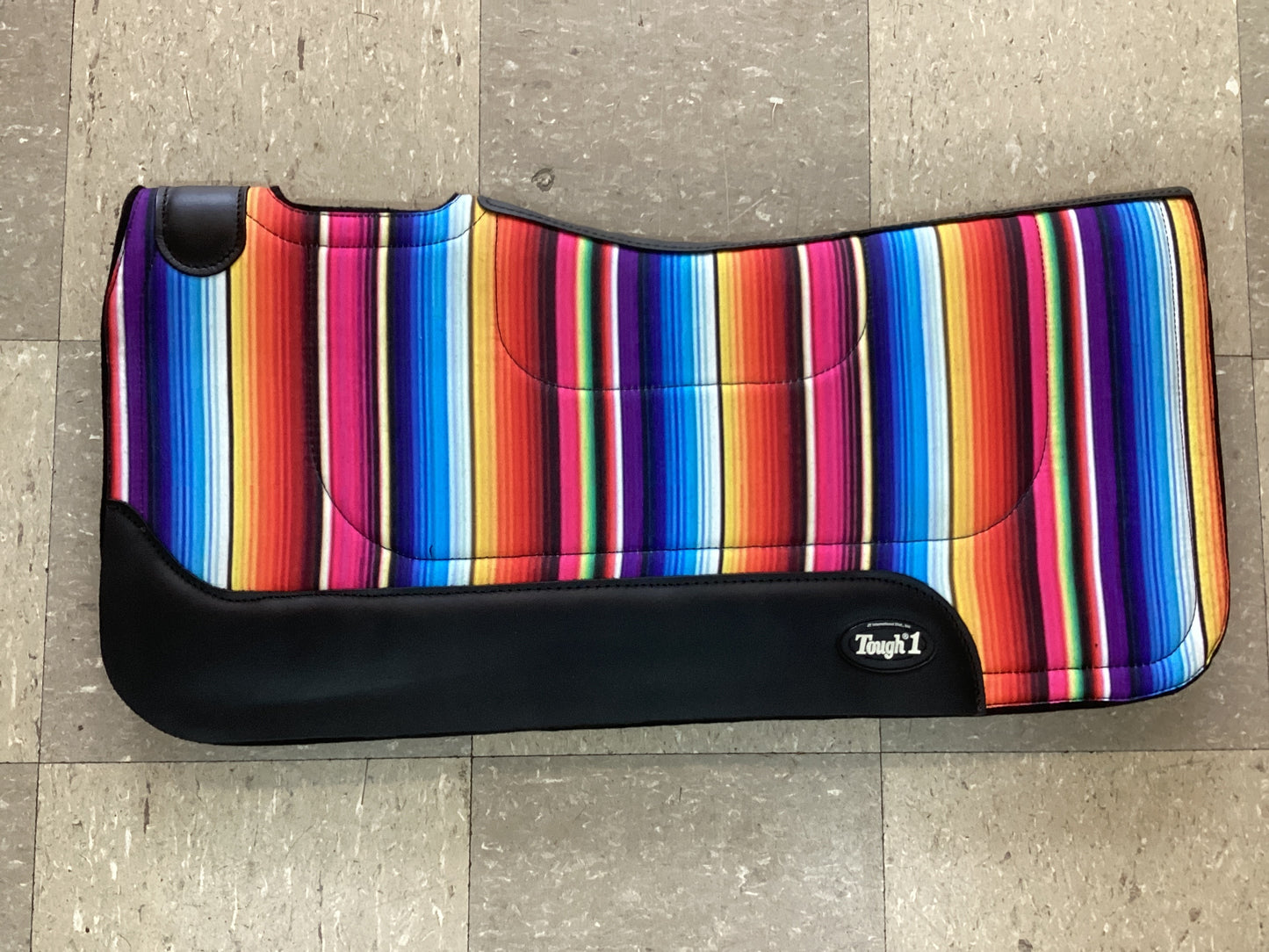 31”x32” Serape Print Saguaro Saddle Pad by Tough 1