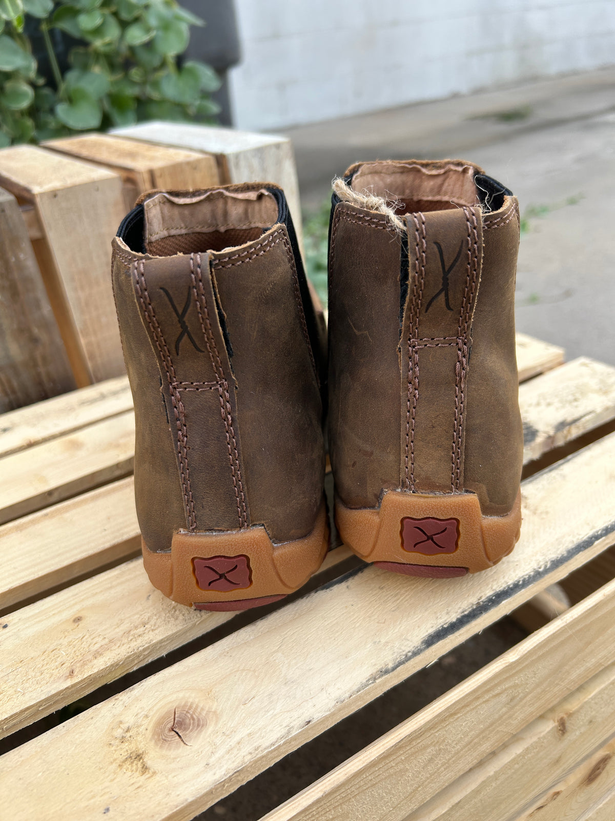 Women's 4" Work Chelsea Driving Moc- Nano Toe by Twisted X