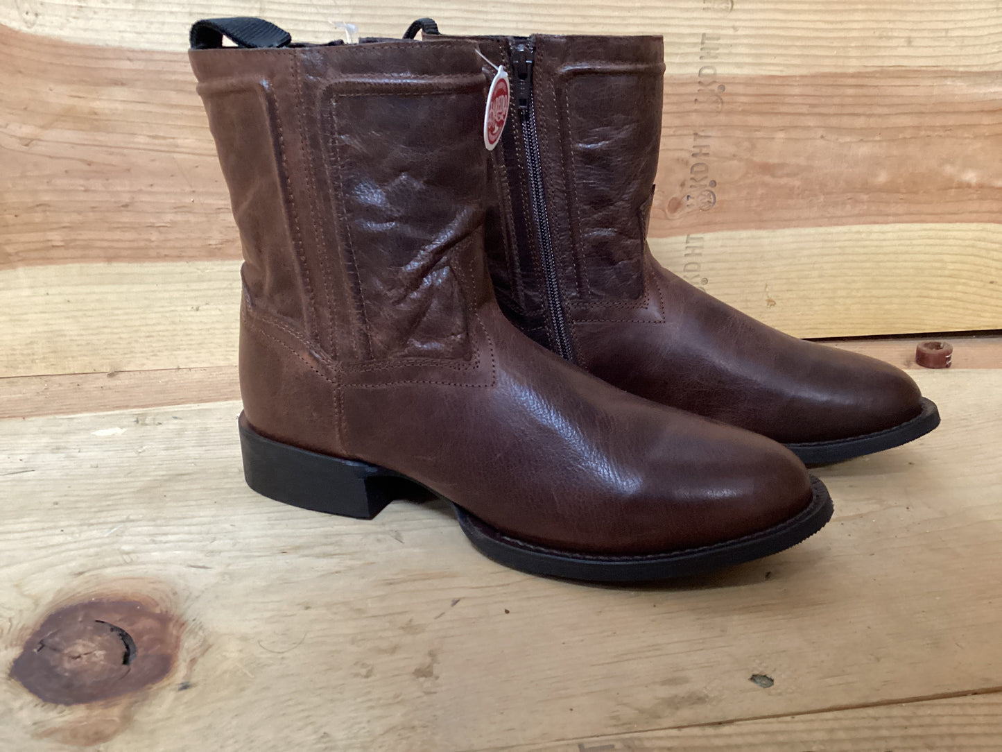 Laredo 62084 Brown Half Boot with Zipper