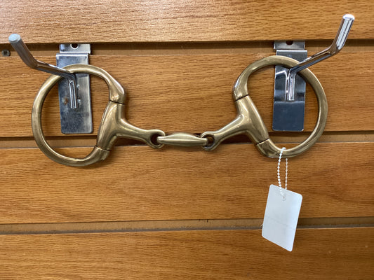 Baucher snaffle bit with a double jointed mouthpiece