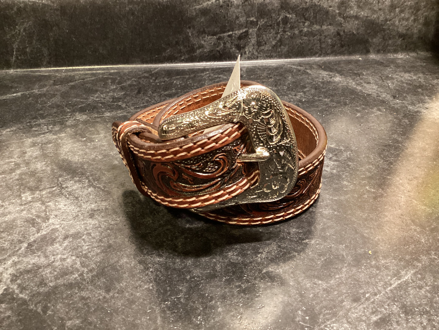 Ranger Belt Company-Kid’s Tooled Leather Belt