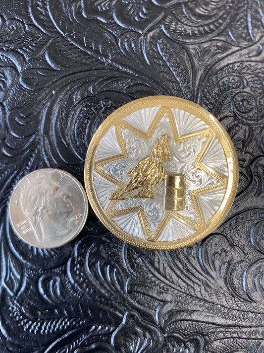 Barrel Racer Starburst Pin by Montana Silversmith