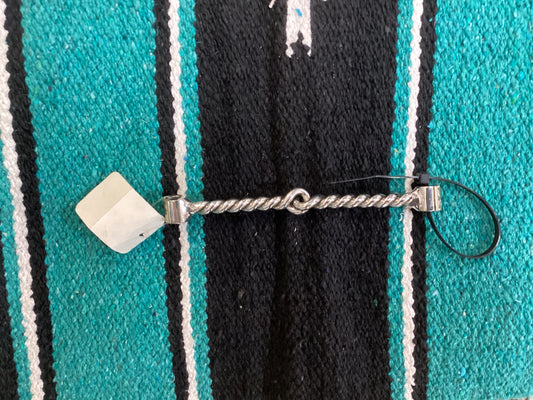 Twisted WireMouthpiece for bit with Engravings