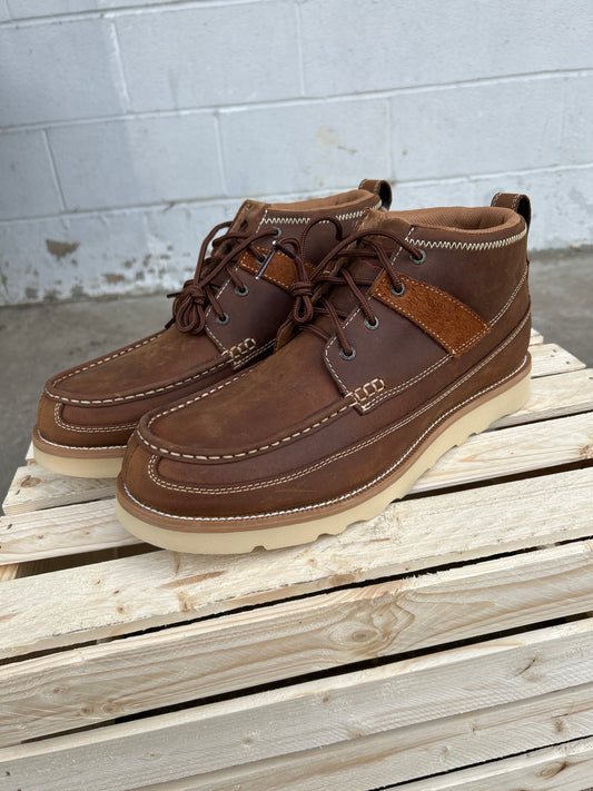 Men’s 4” Wedge Sole Boot by Twisted X-Oiled Saddle