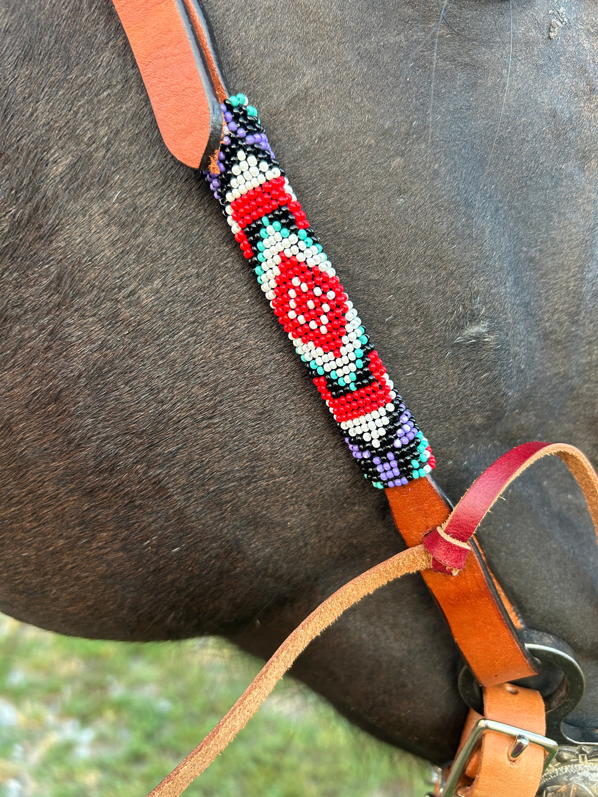 Beaded Single Ear Bridle
