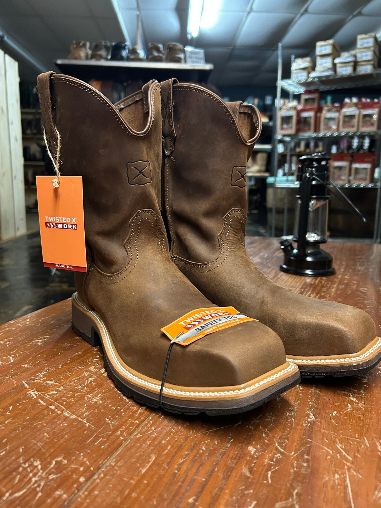 Men’s 10” Cowboy Work Boot-Nano Toe by Twisted X