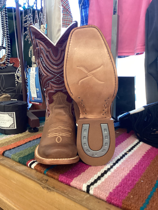 Twisted X 11” Rancher- Peanut & Oxblood