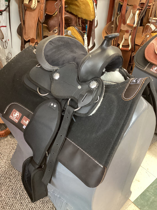10” synthetic pony saddle