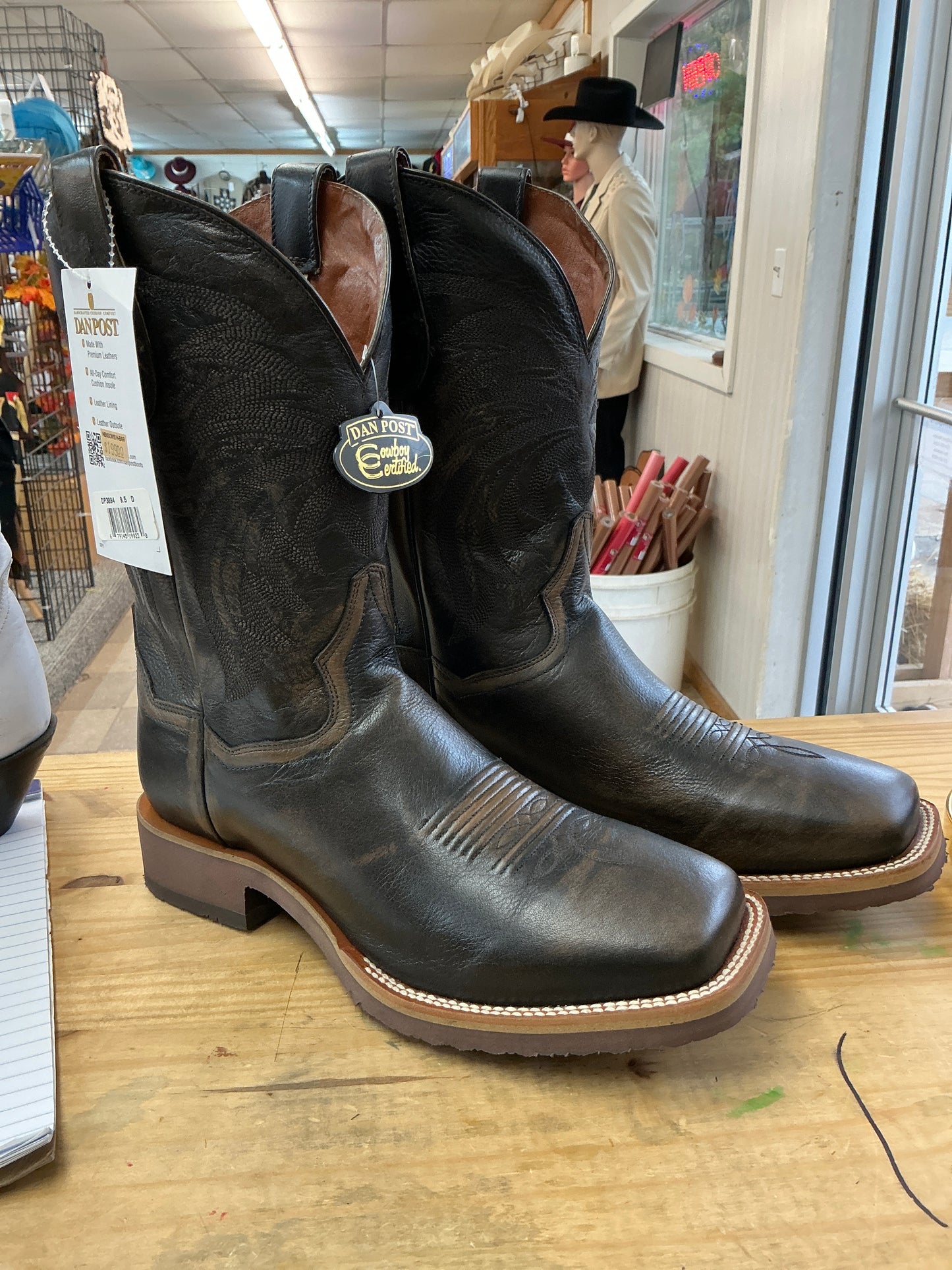 Dan Post 11” Diamond Cowboy Boots