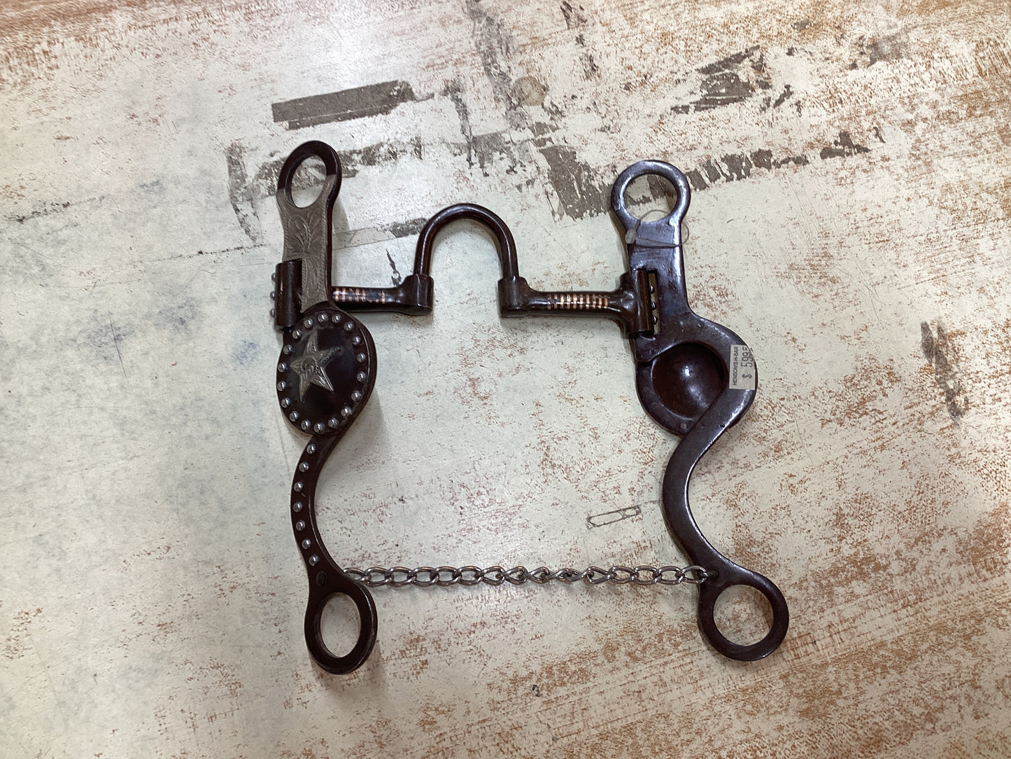 Embroidered Sweet Iron Ported Bit