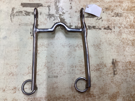 Straight shank curb bit with small port