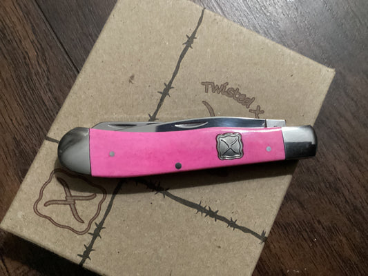 Pink Trapper Knife by Twisted X