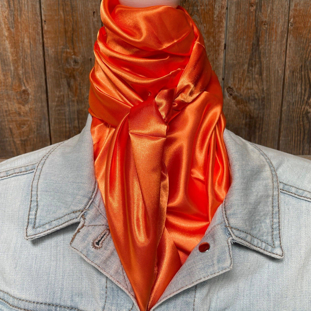 Solid Orange Wild Rag