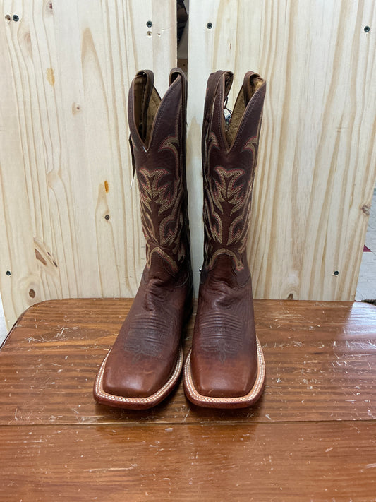 Justin AQHA Remuda Mahogany Worn Saddle-CLEARANCE