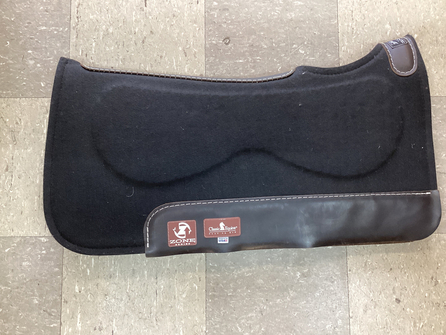 Classic Equine Zone Series Felt Top Foam Bottom Saddle Pad