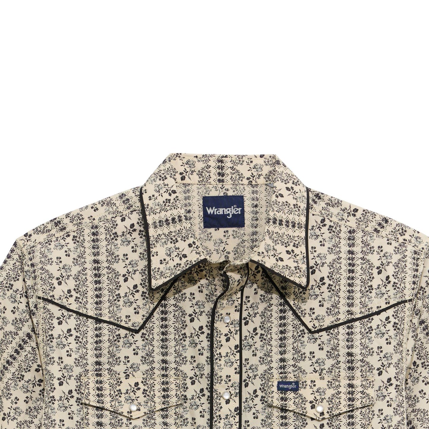 Wrangler® Vintage Inspired Black & White Short Sleeve