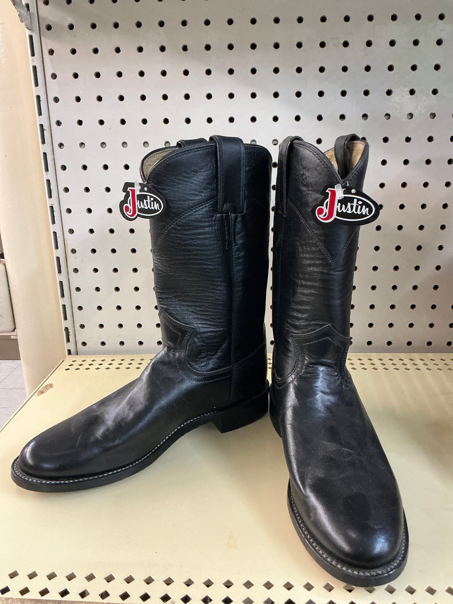 Justin Black Riding Boot-CLEARANCE
