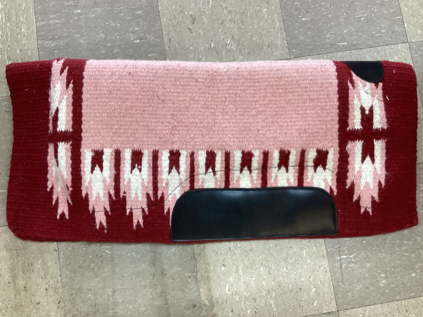 36”x32” Navajo Blanket Top Foam Contour Saddle Pad