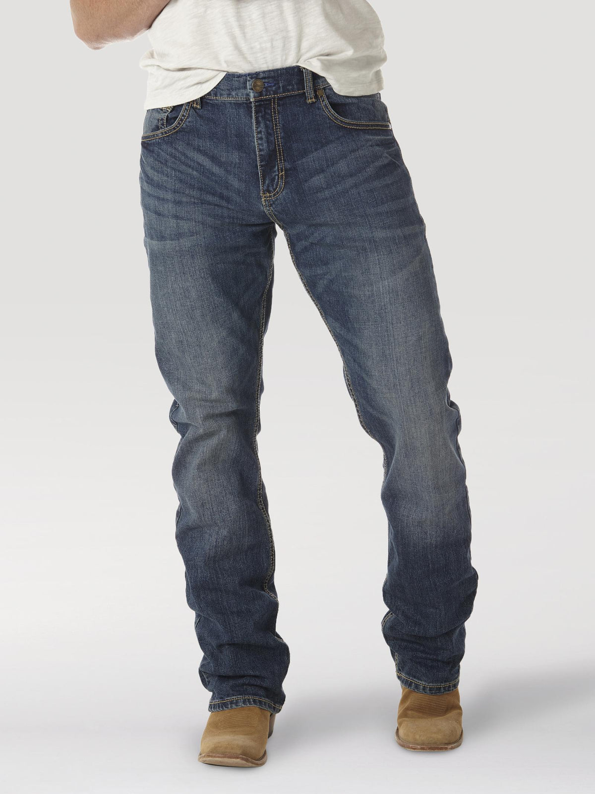 Wrangler Men’s Retro Jeans Slim Boot-Layton