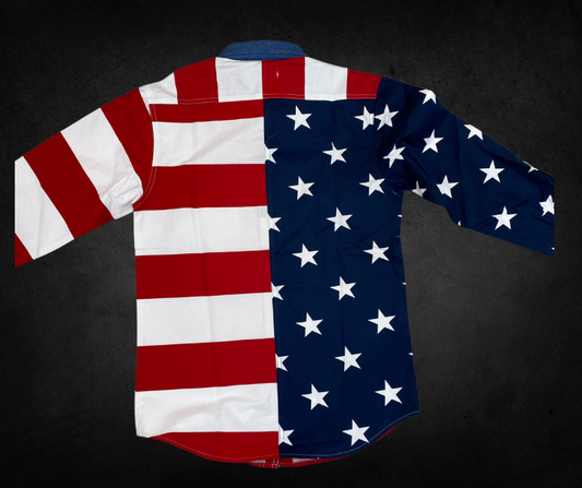 Stars & Stripes Kids Long Sleeve Shirt