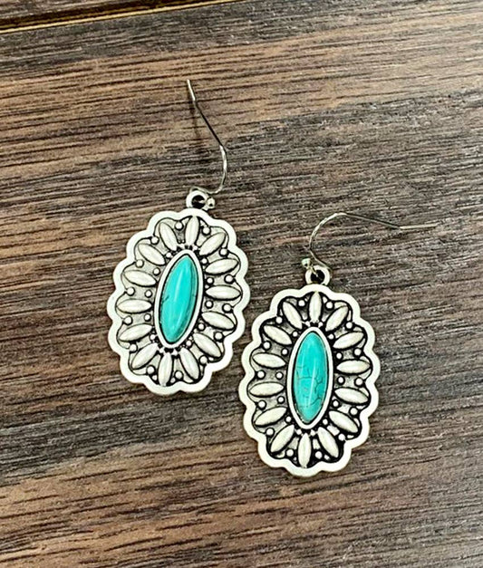 Boho Turquoise Earrings