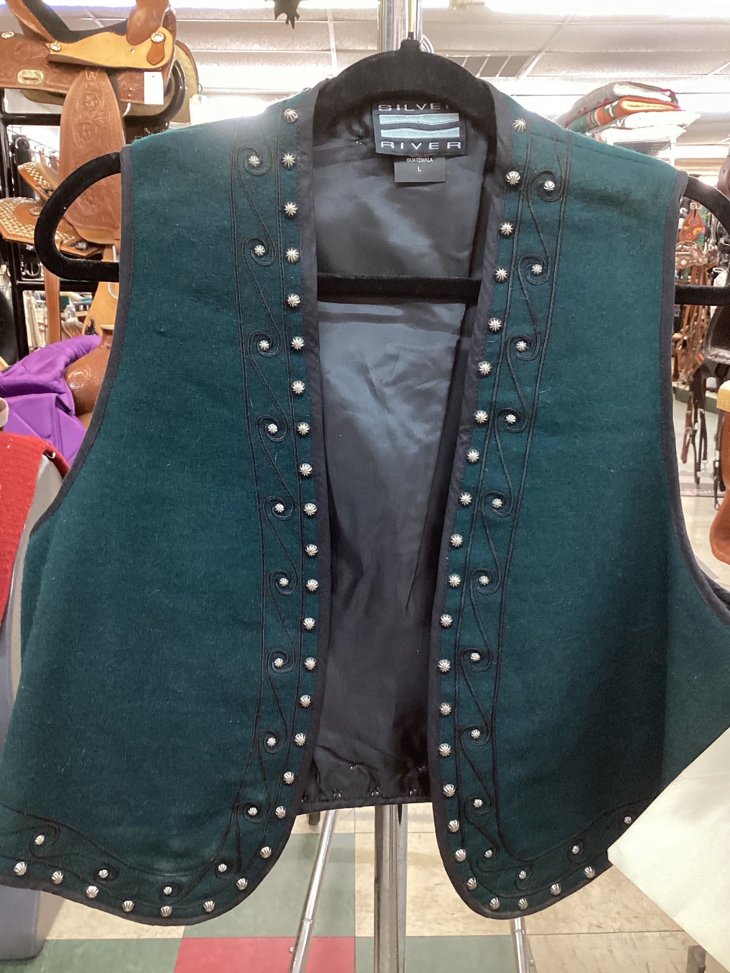 The Silver River Wool Retro Vest