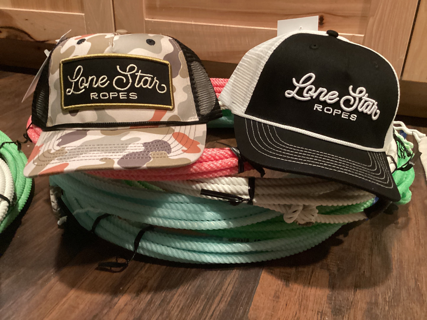 Lone Star Ropes Script Trucker Cap