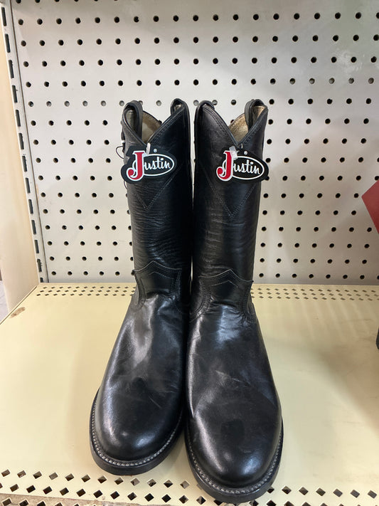 Justin Black Riding Boot-CLEARANCE