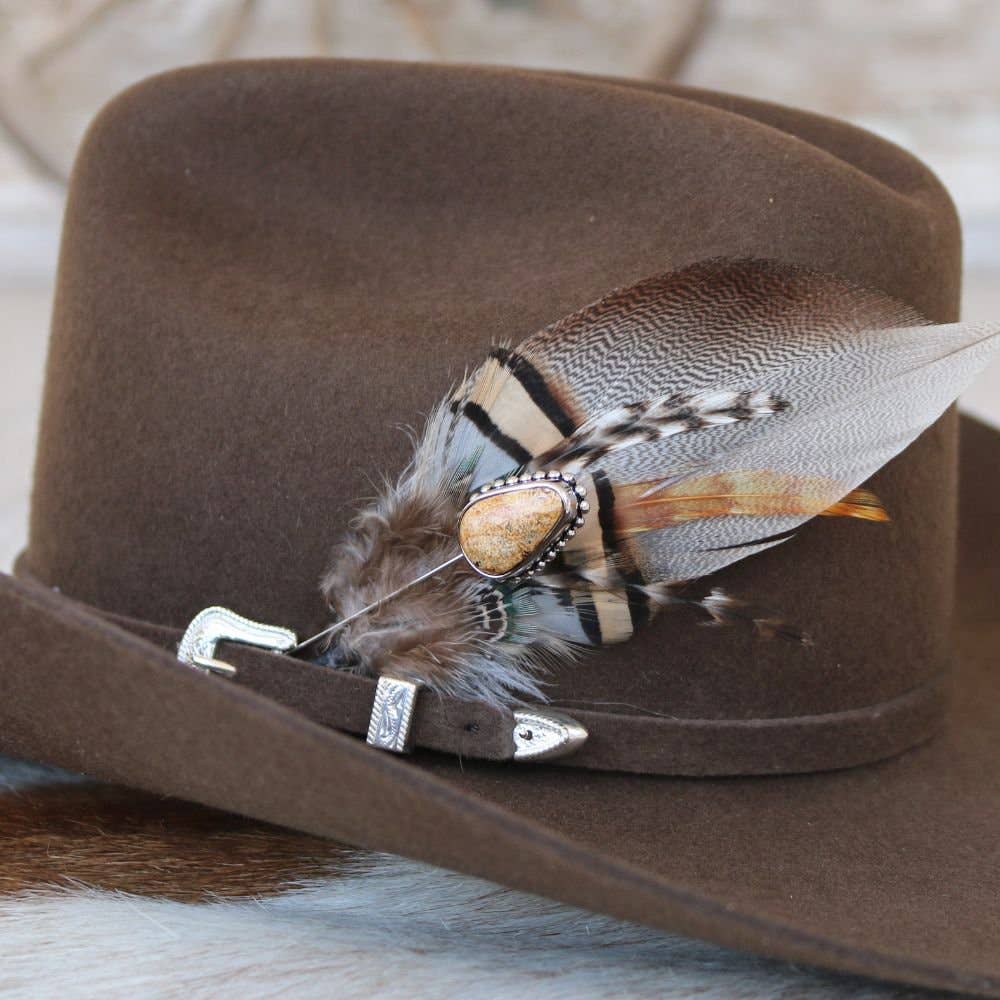 Feather Hat Accent - Lauren