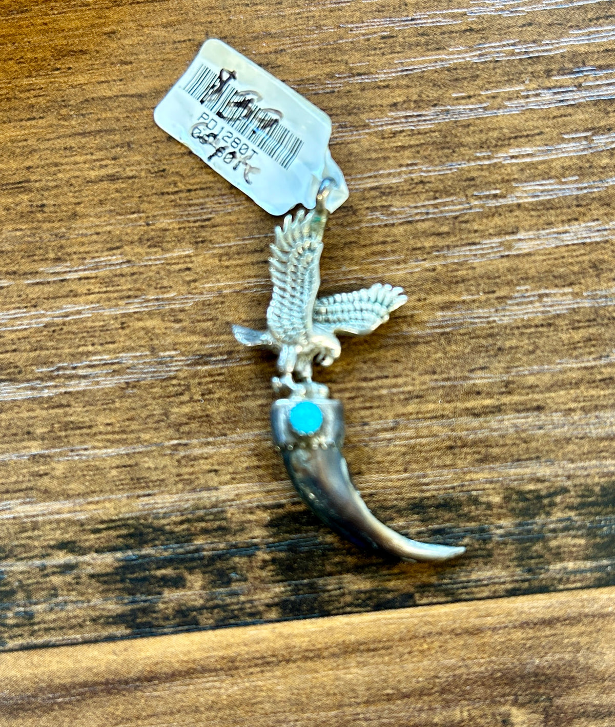 Thelma Yazzie Coyote Tooth Pendant