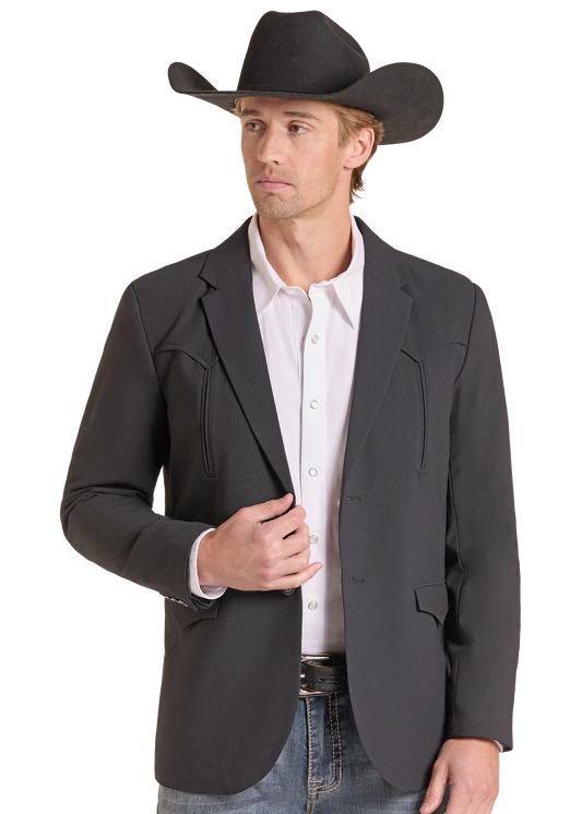 Rock & Roll Denim® Cowboy Sportcoat -Black