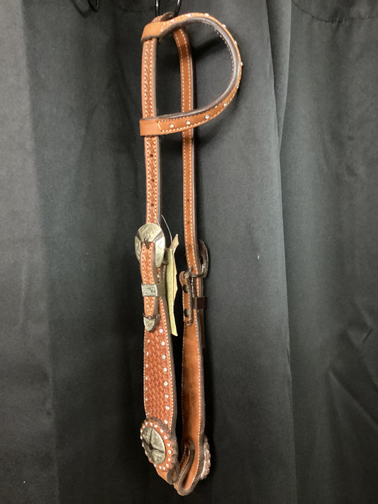 Silver Royal single ear Headstall