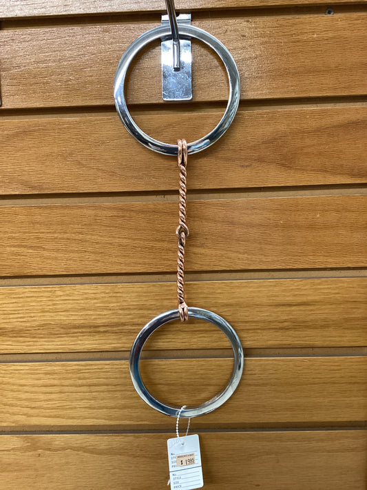 Large Copper Mouth Twisted Wire Bit