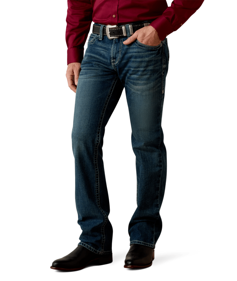 Men’s Ariat® M7 Rocker Stretch Coltrane Stackable Straight Leg Jean- Silverton