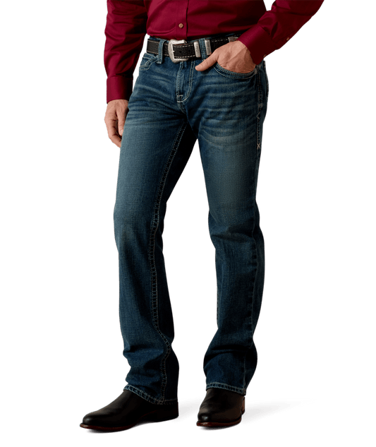 Men’s Ariat® M7 Rocker Stretch Coltrane Stackable Straight Leg Jean- Silverton