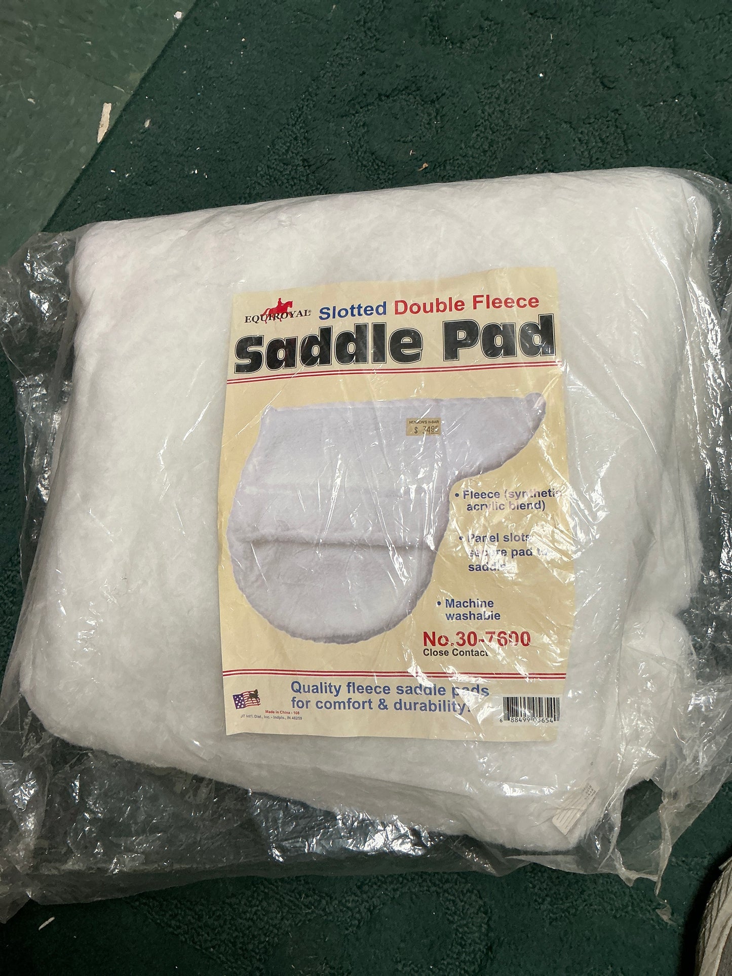 Slotted Double Fleece Saddle Pad
