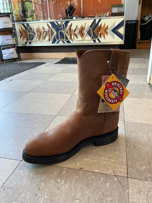 Justin Workboot Aged Bark Steel Toe