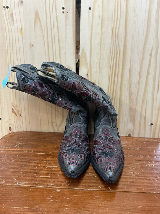 Corral Red Smoke Pointed Toe-CLEARANCE