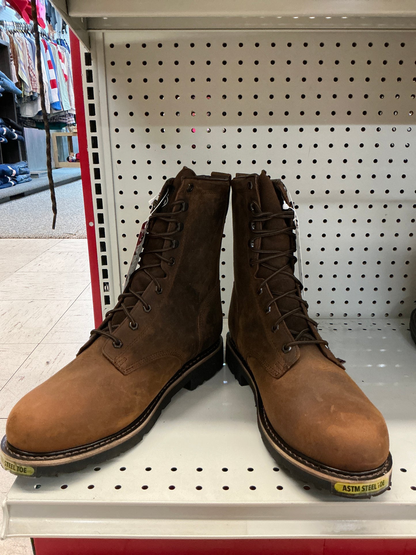 Justin Lace Up Steel Toe