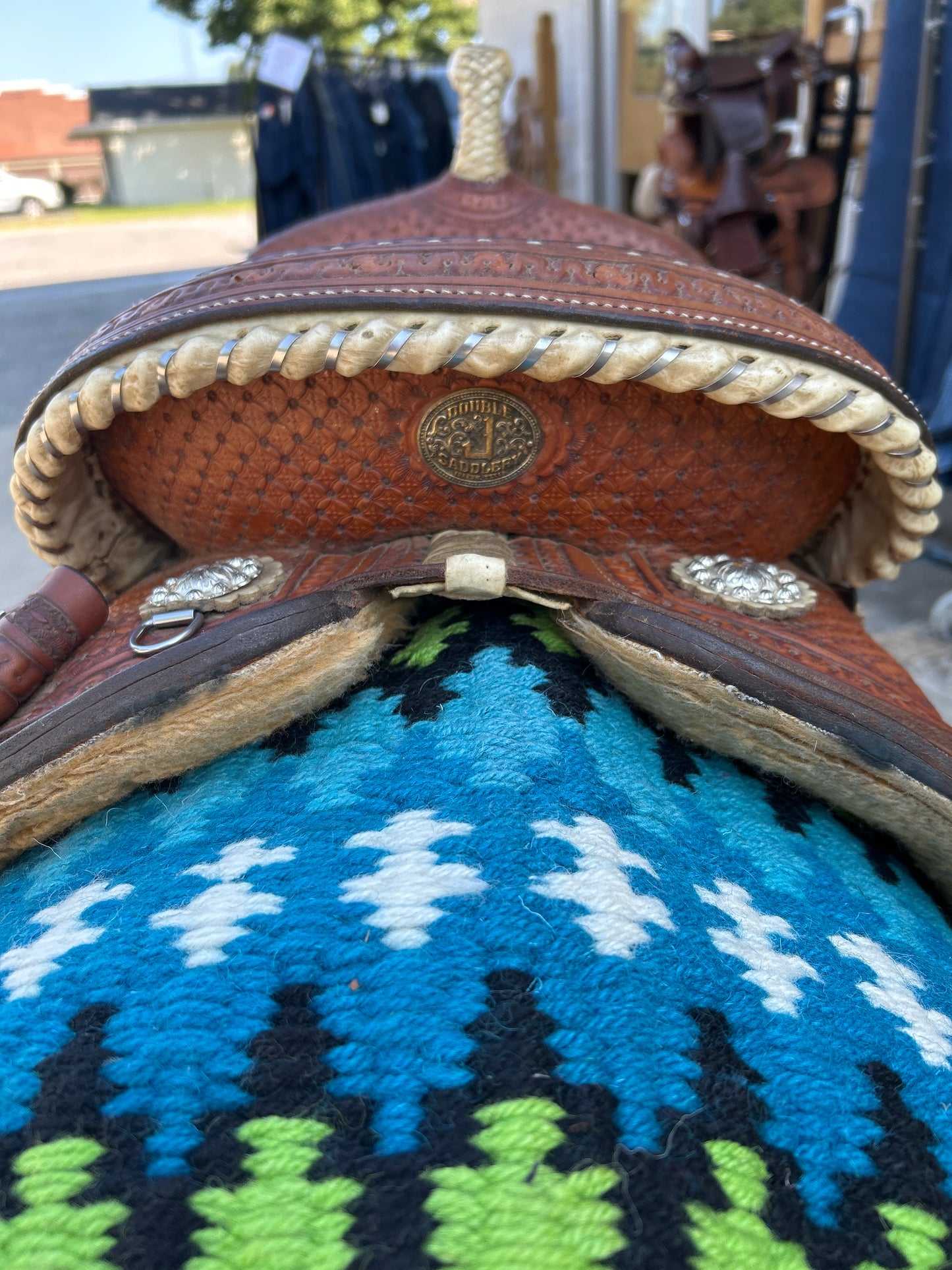 Lynn McKenzie Special 14” Barrel Saddle by Double J Saddlery