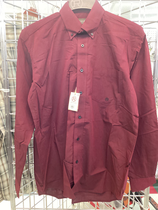 Wine Men’s Long-Sleeve Shirt by Roper