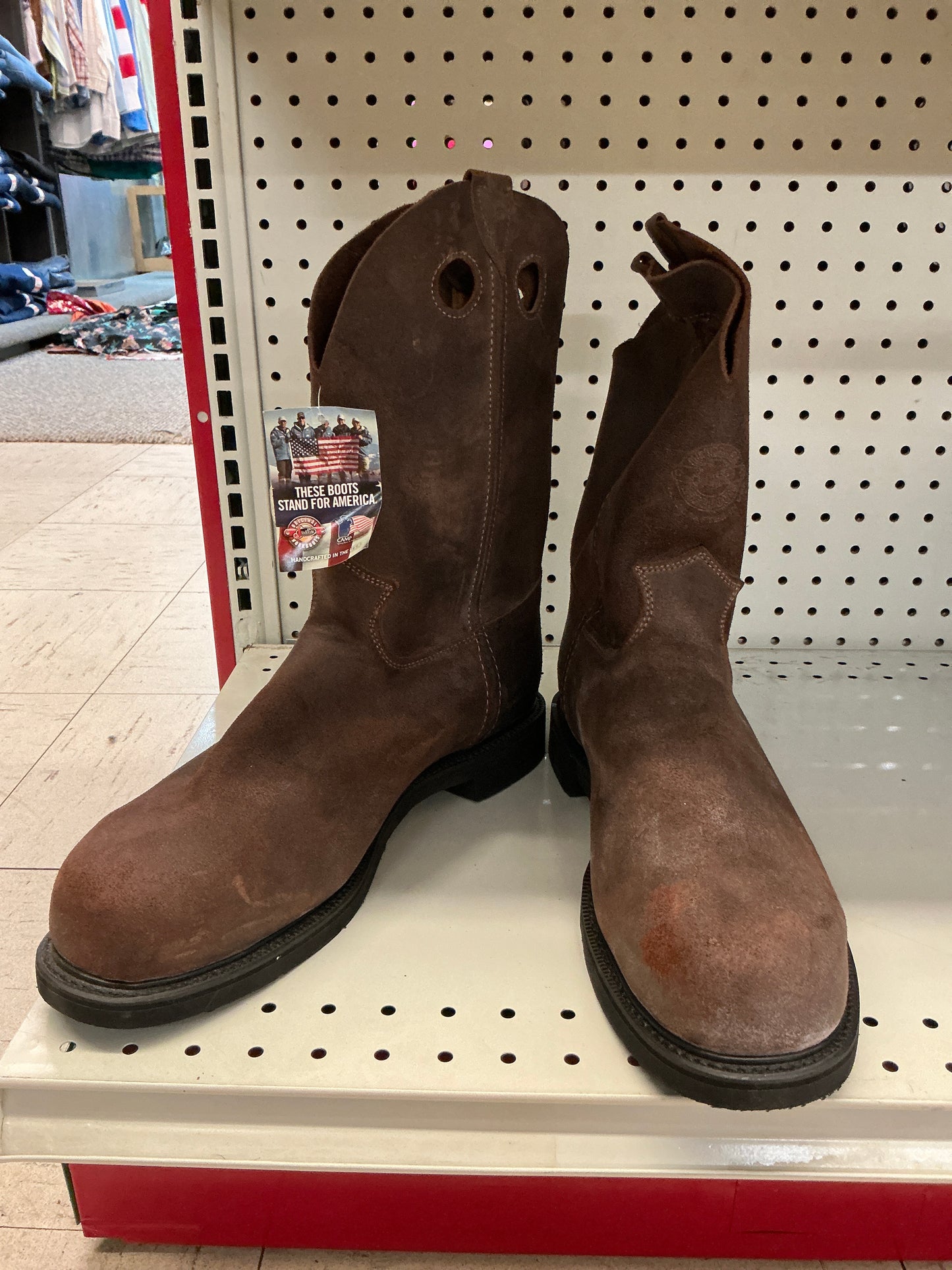 Justin Original Workboot Dark Steel Toe 4473