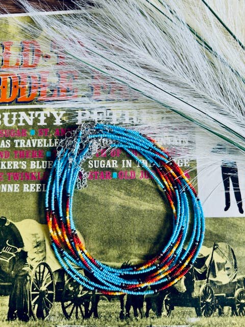 Southwest Seed Bead Western Choker