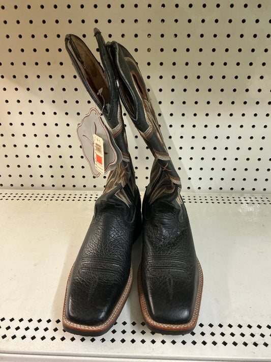 Twisted X Black Caramel Square Toe